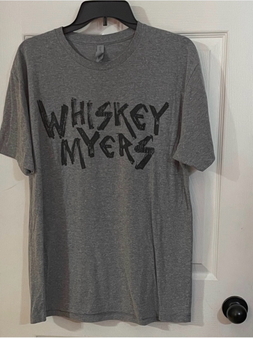 Next Level Apparel Gray "Whiskey Myers" Short Sleeve Tee